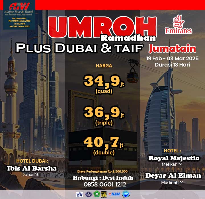 umroh awal ramadhan 2025