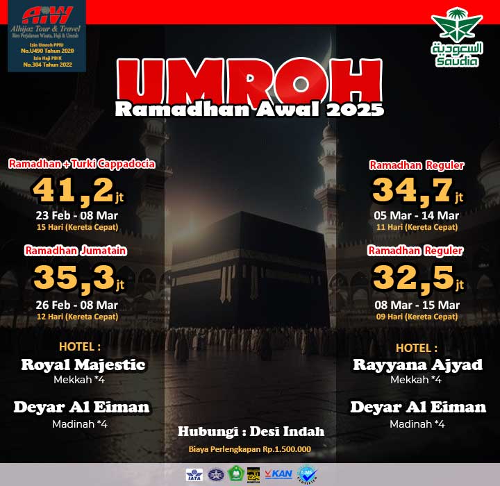 umroh awal ramadhan 2025
