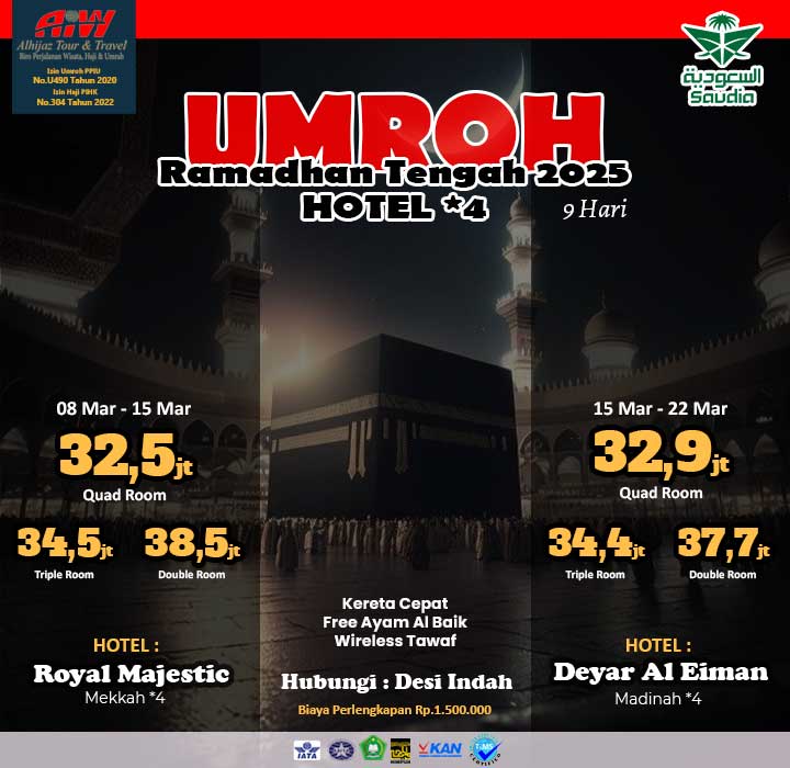 umroh ramadhan 2025 tengah